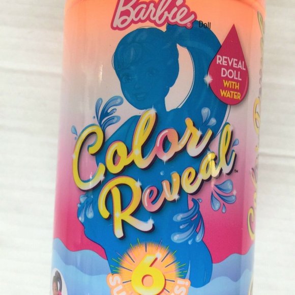 2 Barbie Color Reveal Chelsea Doll Orange Tube w/ 6 Surprises Sunny N Cool Serie - Picture 3 of 11